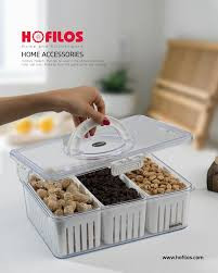 باکس نظم دهنده بزرگ 6 خانه درب قفلی آلیس هوفیلوس